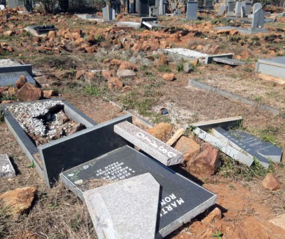 Damaged Graves in Free State Damaged Graves in Free State